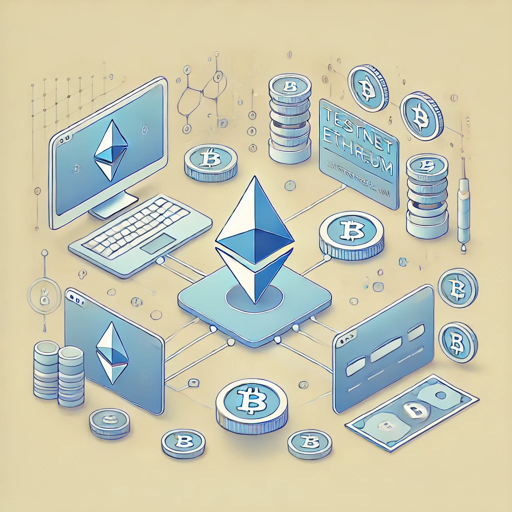 Illustration du réseau de test Sepolia Ethereum